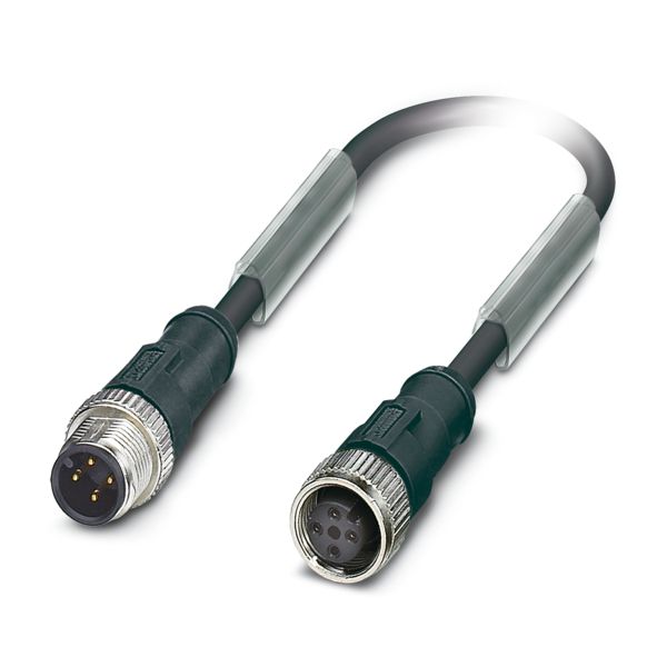 SAC-4P-M12MS-M12FS BK/... — Кабелькабель для датчиков и исполнительных устройств