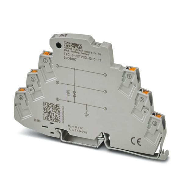 TTC-6-2XTVSD-12DC-PT — Устройство защиты от импульсных перенапряжений