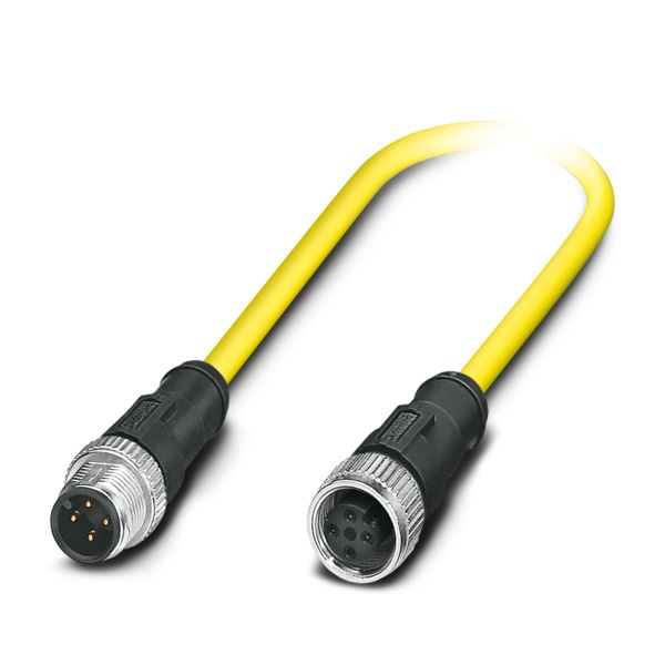 SAC-4P-M12MS/15,0-547/M12FS BK — Кабелькабель для датчиков и исполнительных устройств