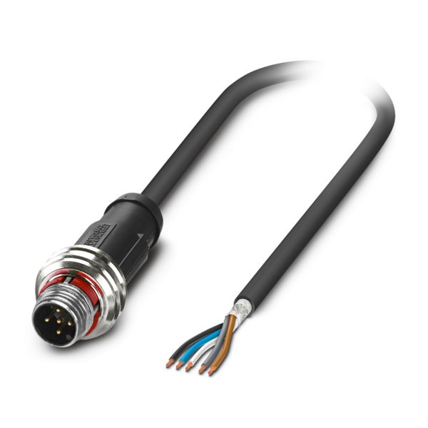 SAC-5P-P12MS/ 5,0-PUR SH — Кабелькабель для датчиков и исполнительных устройств