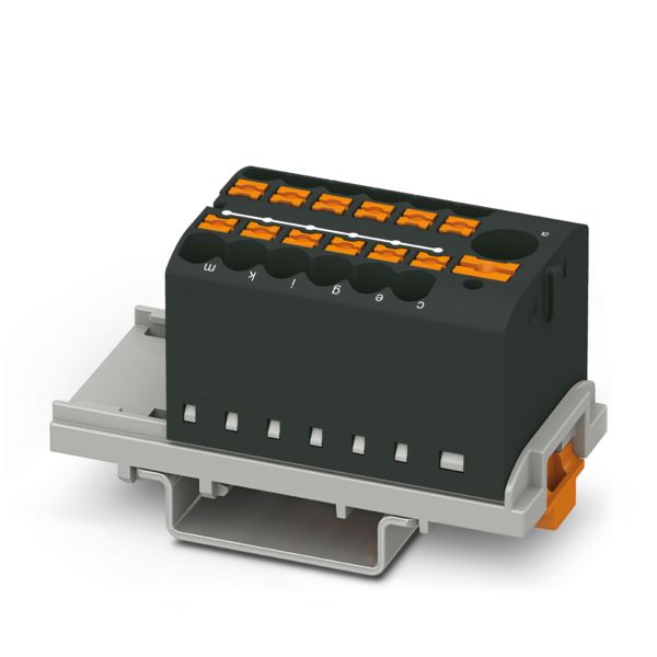 PTFIX 6/12X2,5-NS35 BK — Распределительный блок