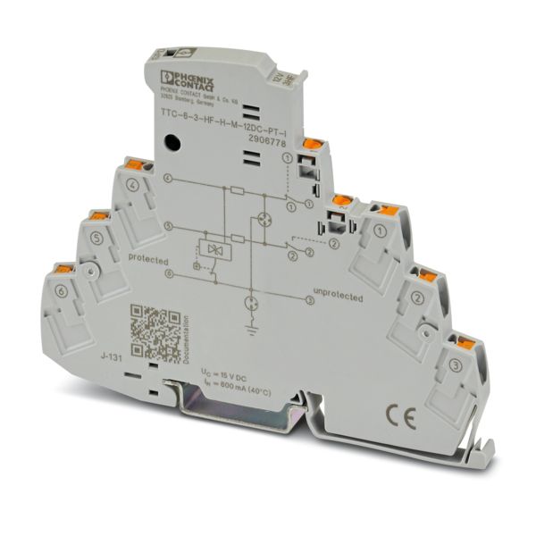 TTC-6-3-HF-F-M-12DC-PT-I — Устройство защиты от импульсных перенапряжений