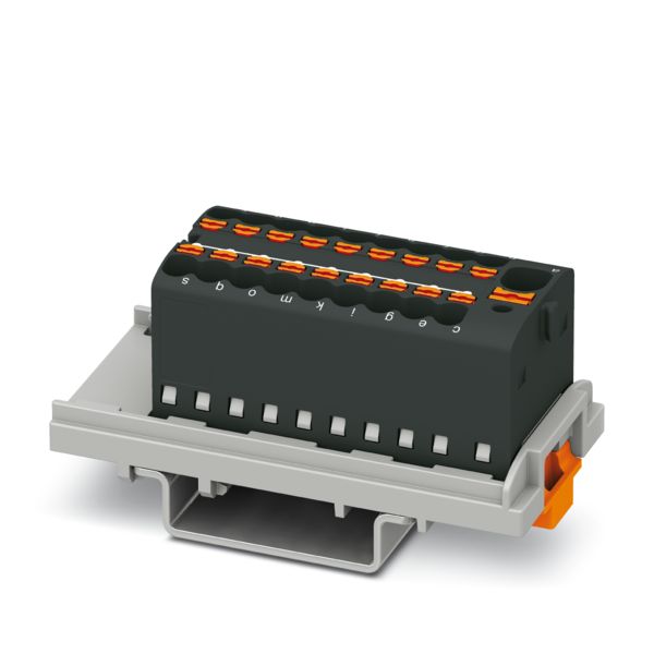 PTFIX 4/18X1,5-NS35 BK — Распределительный блок