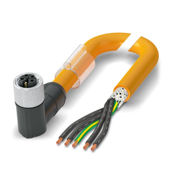 SAC-5P- 1,5-PUR/M12FRK PE SH — Силовой кабель