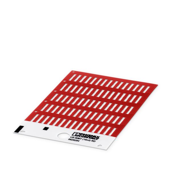US-WMT (18X4) RD CUS — Держатель маркировки кабеля