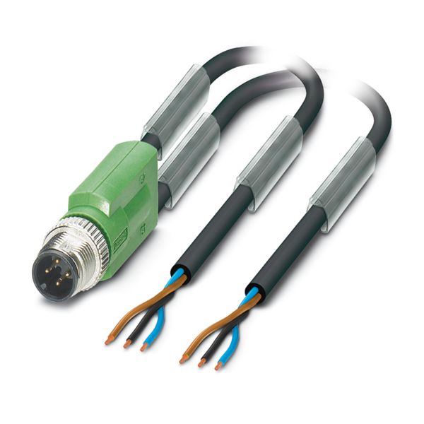 SAC-3P-M12Y/2X10,0-PUR — Кабелькабель для датчиков и исполнительных устройств