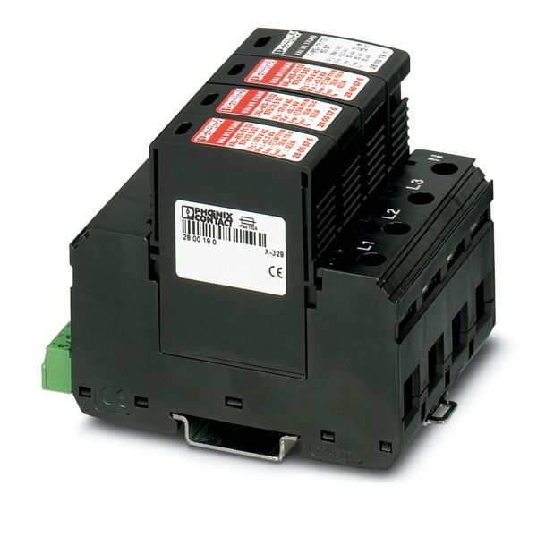 VAL-MS-T1/T2 175/12.5/3+1-FM — Молниеотвод / разрядник для защиты от импульсных перенапряжений типа 1/2