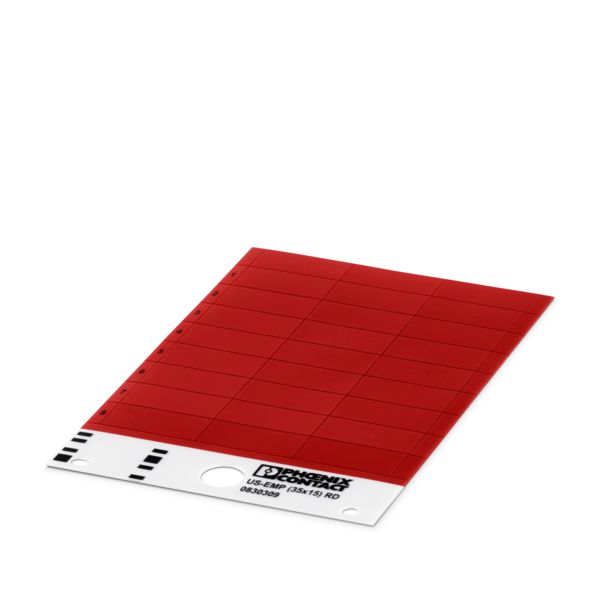 US-EMP (35X15) RD CUS — Фиксируемые таблички
