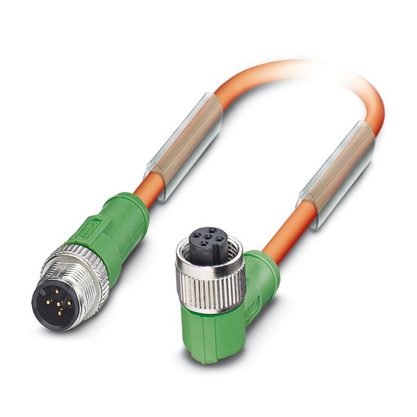 SAC-5P-M12MS/ 1,5-PUR/M12FR  VW — Кабелькабель для датчиков и исполнительных устройств