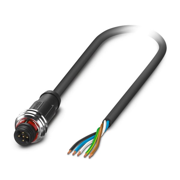 SAC-5P-P12MS/10,0-PUR — Кабелькабель для датчиков и исполнительных устройств