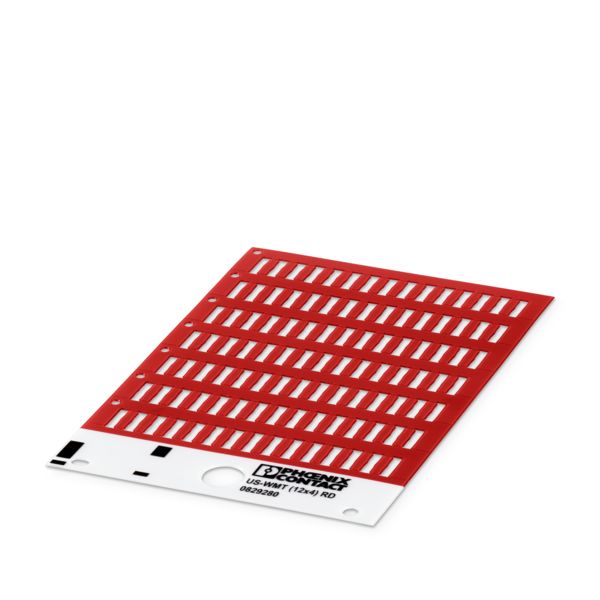 US-WMT (12X4) RD CUS — Держатель маркировки кабеля