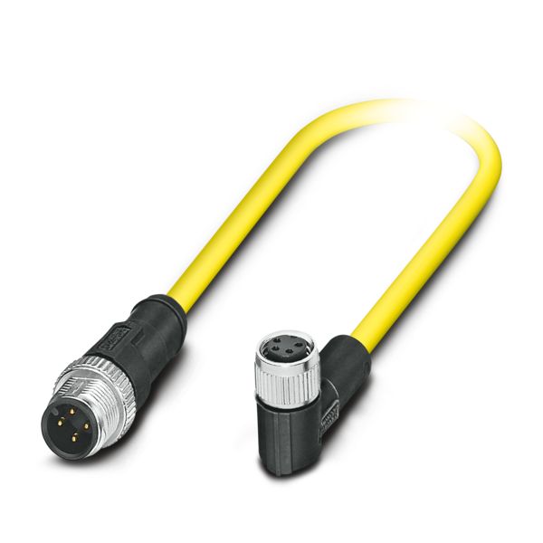 SAC-4P-M12MS/ 0,5-542/M8 FR BK — Кабелькабель для датчиков и исполнительных устройств