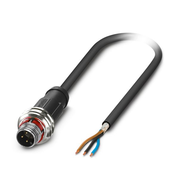 SAC-3P-P12MS/ 1,5-PUR SH — Кабелькабель для датчиков и исполнительных устройств