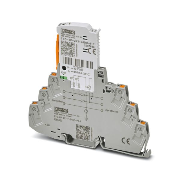 TTC-6P-2X1-F-24DC-PT-I — Устройство защиты от импульсных перенапряжений