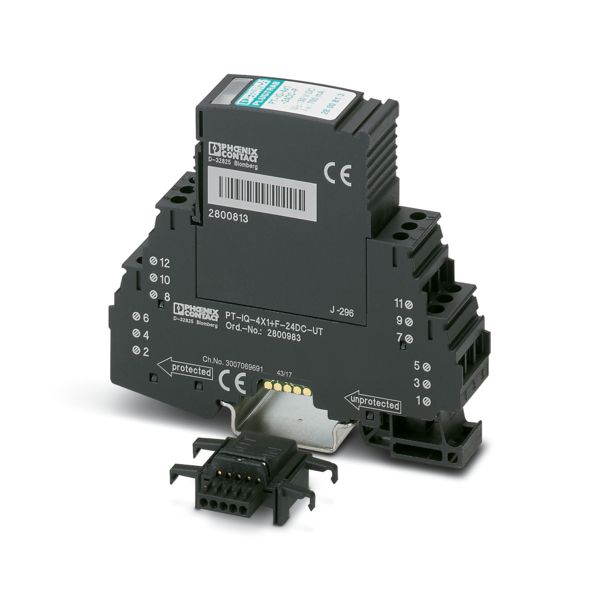 PT-IQ-4X1+F-24DC-UT — Устройство защиты от импульсных перенапряжений