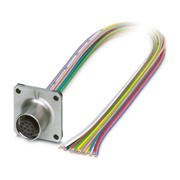 SACC-SQ-M12FS-17CON-25F/0,5X — Аппаратн. соединитель передняя стенка