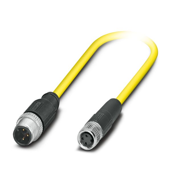 SAC-3P-M12MS/ 0,5-542/M8FSSHBK — Кабелькабель для датчиков и исполнительных устройств
