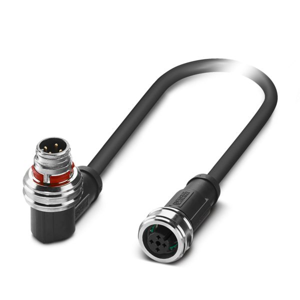 SAC-4P-P12MR/ 1,5-PUR/P12FS SH — Кабелькабель для датчиков и исполнительных устройств
