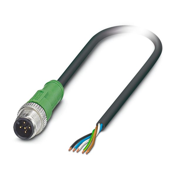 SAC-5P-M12MS/10,0-PVC B-L — Кабелькабель для датчиков и исполнительных устройств