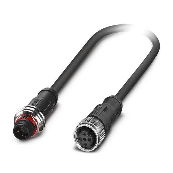SAC-3P-P12MS/ 1,5-PUR/M12FS — Кабелькабель для датчиков и исполнительных устройств