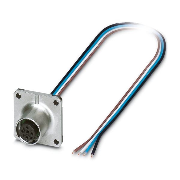 SACC-SQ-M12FS-4CON-25F/0,5X — Аппаратн. соединитель передняя стенка
