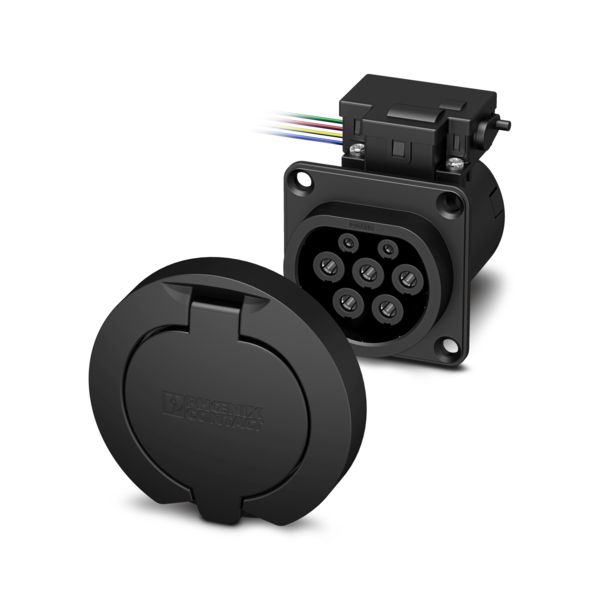 EV-T2M3SO12-4P-R-B-SET — Инфраструктурная зарядная розетка