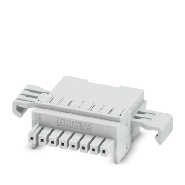 TBUS8-18,8-BRIDGE-7035 — Шинный соединитель для установки на монтажную рейку
