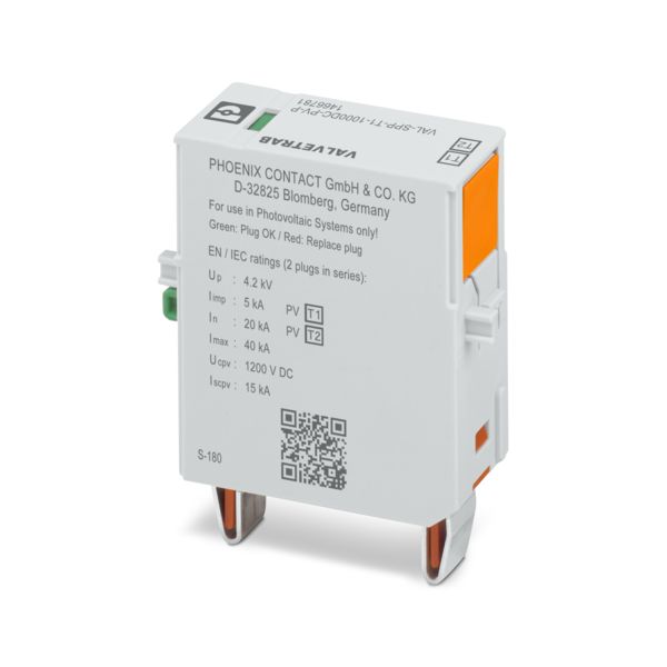 VAL-SPP-T1-1000DC-PV-P — Штекерный модуль для защиты от импульсных перенапряжений