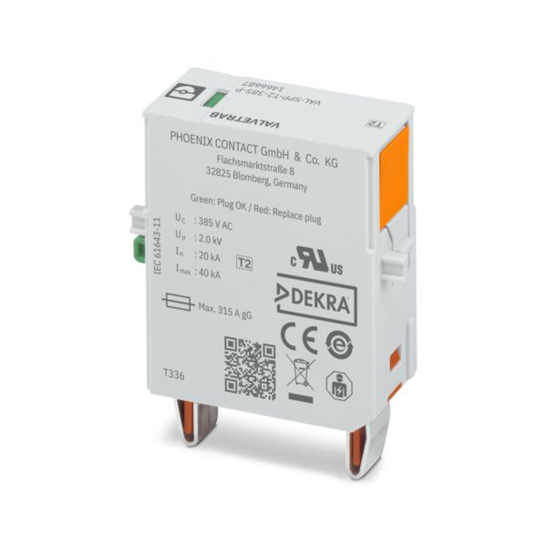 VAL-SPP-T2-385-P — Штекерный модуль для защиты от импульсных перенапряжений тип 2