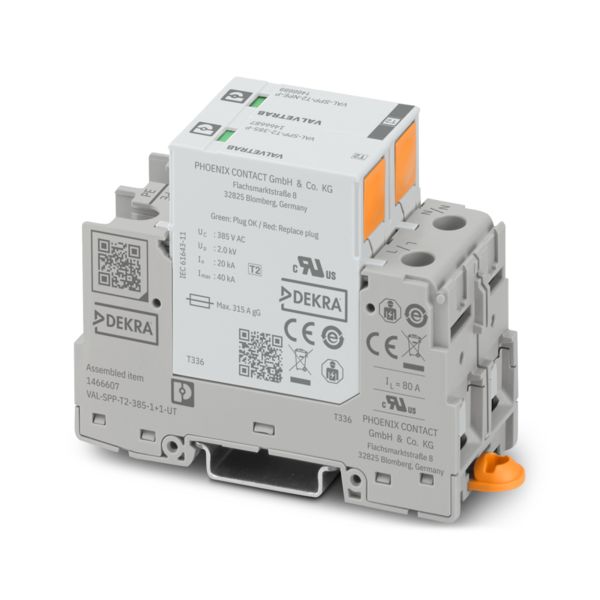 VAL-SPP-T2-385-1+1-UT — Разрядник для защиты от импульсных перенапряжений, тип 2