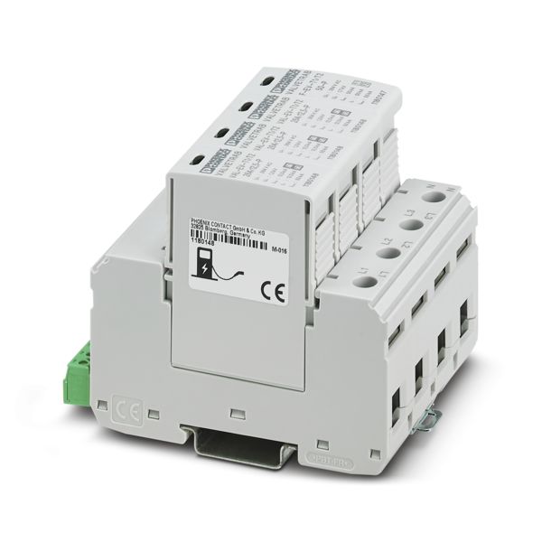 VAL-EV-T1/T2 264/12.5/3+1-R — Молниеотвод / разрядник для защиты от импульсных перенапряжений типа 1/2