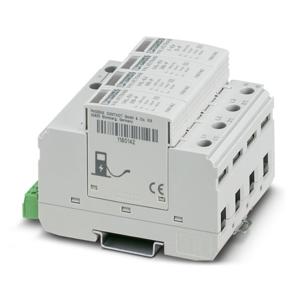 VAL-EV-T2 280/3+1-R — Разрядник для защиты от импульсных перенапряжений, тип 2
