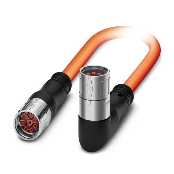 K-8E-M23F8/1,0-H00/M23FK-C5 — Штекерный разъем, пластиковая заливка с обеих сторон
