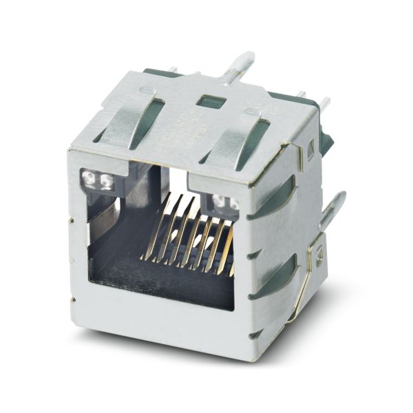 CUC-IND-J1ST-S/R4LS-LED-PG — Модульные разъемы для печатных плат RJ45