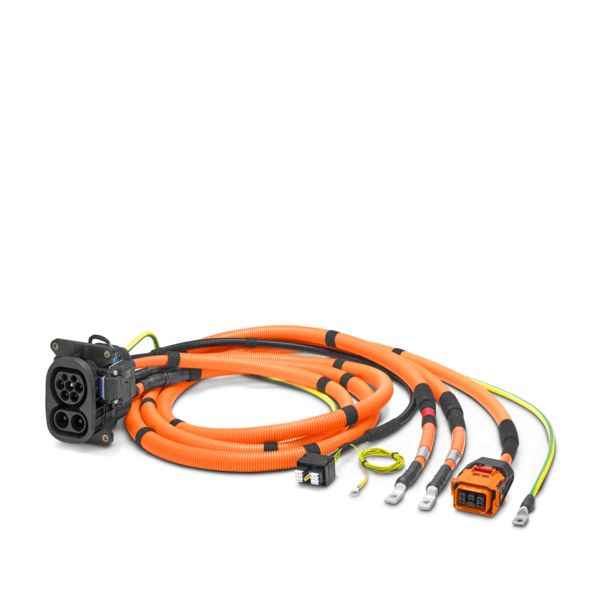 CHARX T2HBI12-3AC32DC375-WH4 — Зарядная розетка на электромобиле
