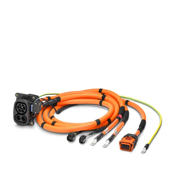 CHARX T2HBI24-3AC32DC250-WH2 — Зарядная розетка на электромобиле