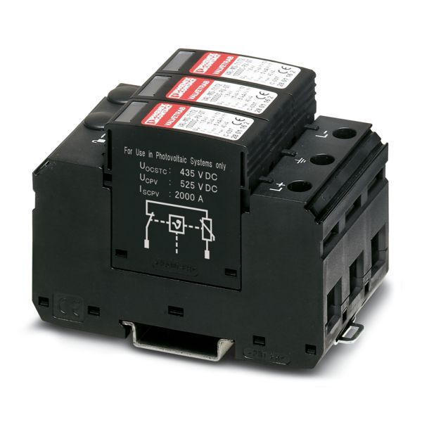 VAL-MS-T1/T2 1000DC-PV/2+V/40 — Молниеотвод / разрядник для защиты от импульсных перенапряжений типа 1/2