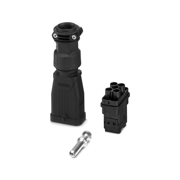 HC-COM-Q4/2CT-HH-SM32-PLBK 5 — Комплект вставных соединителей