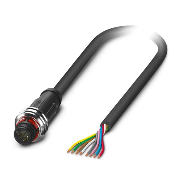 SAC-8P-P12MS/10,0-PUR — Кабелькабель для датчиков и исполнительных устройств